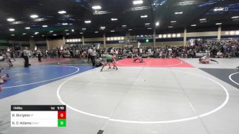 144 lbs Round Of 64 - Brett Burgess, 3f vs Kaihikapukalaimoku Cobb-Adams, Grapplers HI