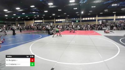 144 lbs Round Of 64 - Brett Burgess, 3f vs Kaihikapukalaimoku Cobb-Adams, Grapplers HI