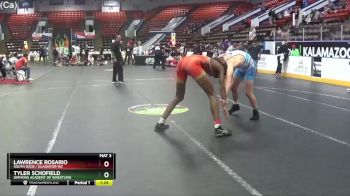 160 lbs Cons. Round 4 - Tyler Schofield, Simmons Academy Of Wrestling vs Lawrence Rosario, South Dade / Gladiator WC