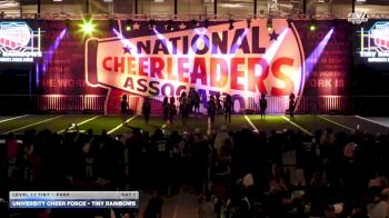 University Cheer Force - Tiny Rainbows [2026 L1.1 Tiny - PREP Day 1] 2026 NCA Roseville Showdown