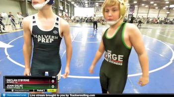 110 lbs Rd# 1 9:00am Friday - Declan O`Byrne, PA Gold vs Juan Salas, Morris Fitness