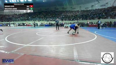 130 lbs Consi Of 32 #1 - Hegar Love, Sulphur vs Braxton Lewis, Noble Takedown Club