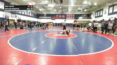 122 lbs Semifinal - Waylon Purzycki, El Dorado High School vs Dino Taxon, Livewire