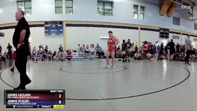175 lbs 7th Place Match - James LeClerc, Red Cobra Wrestling Academy vs Jeirmi Scales, South Bend Wrestling Club