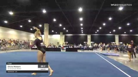 Olivia Matern - Floor, All American #1202 - 2021 USA Gymnastics Development Program National Championships
