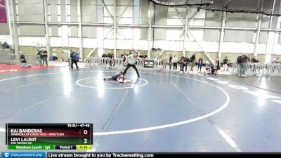 47-48 lbs Round 3 - Levi Launit, Mat Demon WC vs Kai Banderas, Warriors Of Christ WOC- Wrestling