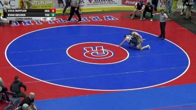 110 lbs Consolation - Cole Buffler, Owen J Roberts vs Evan Becker, Penn Cambria