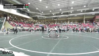 110 lbs Cons. Round 2 - Dodger Day, Council Grove vs Grayson Schafer, Bartlesville