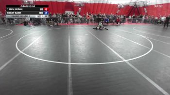 165 lbs Champ. Round 1 - Jack Upson, Wisconsin vs Brady Baer, Team Nazar Training Center