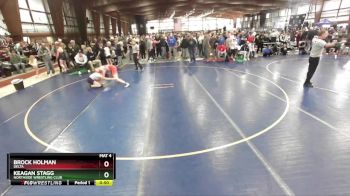 135 lbs Cons. Round 4 - Keagan Stagg, Northside Wrestling Club vs Brock Holman, Delta