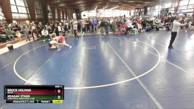 135 lbs Cons. Round 4 - Keagan Stagg, Northside Wrestling Club vs Brock Holman, Delta