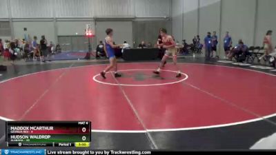 126 lbs Placement Matches (8 Team) - Maddox Mcarthur, Georgia Red vs ...