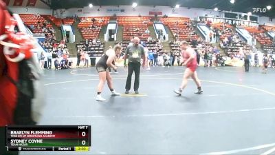 190/225 Round 3 - Braelyn Flemming, Toss Em Up Wrestling Academy vs Sydney Coyne, TEAM NAZAR