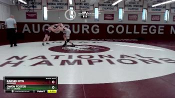 157 lbs Quarterfinal - Owen Foster, UW - La Crosse vs Karsen Otis, Augsburg