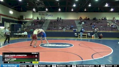 285 lbs Round 2 - John David Livingston, Vestavia Hills vs Scout Harr, Liberty County