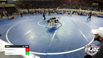 110 lbs Consi Of 16 #2 - Ava Toumbs, Marlow Outlaws vs Haylee Ingram, Perry Wrestling Academy