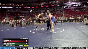 1A-220 lbs Quarterfinal - Henry Lund, AHSTW vs Spencer Kessel, Louisa-Muscatine