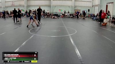 92 lbs Round 6 (8 Team) - Joey Cotter, CTWHALE vs ED Encarthion, Warhawks Wrestling