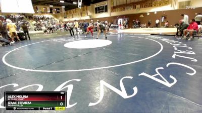 157 lbs Cons. Round 2 - Alex Molina, El Cajon Valley vs Izaac Esparza, Paloma Valley
