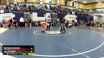 105 lbs. Champ. Round 2 - Killian Evans, Blue Springs South vs Payton Busenhart, Owensville