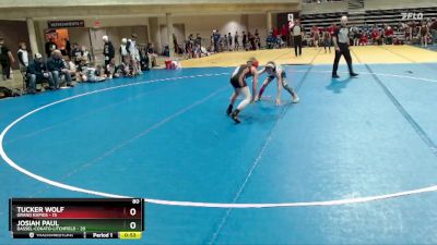 80 lbs Finals (8 Team) - Josiah Paul, Dassel-Cokato-Litchfield vs Tucker Wolf, Grand Rapids