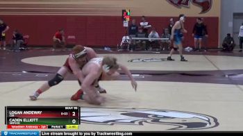 184 lbs Cons. Round 2 - Logan Andeway, Coe vs Caden Elliott, Simpson