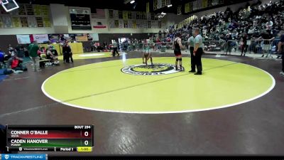 126 lbs Cons. Round 2 - Conner O`Balle, Vista vs Caden Hanover, Poway