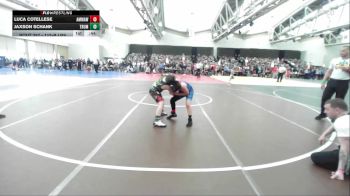 112-B lbs Round Of 16 - Luca Cotellese, AMERICAN MMA AND WRESTLING vs Jaxson Schank, Truman Rams