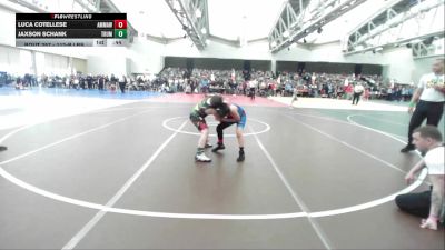 112-B lbs Round Of 16 - Luca Cotellese, AMERICAN MMA AND WRESTLING vs Jaxson Schank, Truman Rams