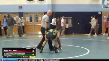 138 lbs Quarterfinal - Parker Thammavongsa, SLAM Academy vs King Williams, Legacy