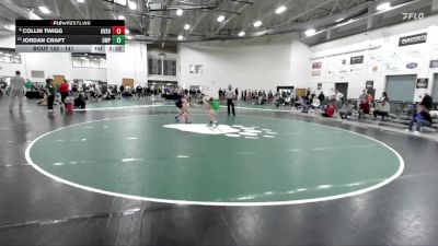 141 lbs Cons. Round 4 - Jordan Craft, UW-Parkside vs Collin Twigg, Grand Valley State