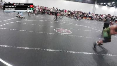 185 lbs Round 1 (4 Team) - Bear Pulley, Cleveland Wrestling Club vs Luke Nichols, MF Purge Elite