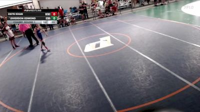 104-110 lbs Champ. Round 1 - Diverson Edmond, Mollitium Wrestling Club vs Zayn Khan, Woodford Elite Wrestling Club