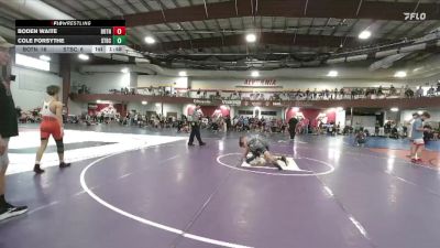 129 lbs Round 1 (12 Team) - Boden Waite, Boyertown vs Cole Forsythe, Steller Trained Bacara