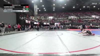 132 lbs Champ. Round 1 - Levi Rogers, Dakota Rattlers Wrestling Club vs Casten Martin, Stillwater Wrestling Club