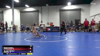 102 lbs Round 2 (6 Team) - Sean Marill, Colorado Blue vs Blake Nevils, Arkansas