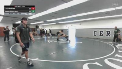 190 lbs Cons. Round 4 - David Gonzalez, HIGHLAND HIGH SCHOOL vs Leo Mendez, Credo