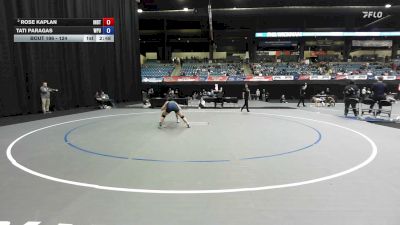 124 lbs Quarterfinal - Tati Paragas, William Penn vs Rose Kaplan, Indiana Tech