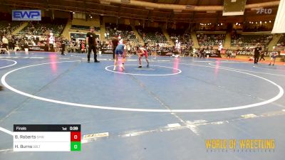 64 lbs Final - Billy Roberts, Greater Heights Wrestling vs Hudson Burns, Sebolt Wrestling Academy