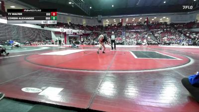 106 lbs Quarterfinals (8 Team) - Ty Walter, BIXBY vs Corbin Alexander, BROKEN ARROW