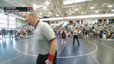 106 lbs Cons. Round 5 - Elijah Van Horn, Cherokee Trail vs Cache Smith, Bear River