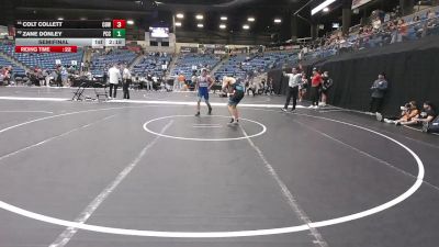 125 lbs Semifinal - Zane Donley, Pratt Community College vs Colt Collett, Cowley College