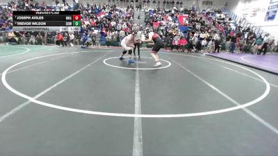 Boys 285 lbs Quarterfinal - Joseph Aviles, Hollister Boys vs Trevor Wilson, Serra Boys