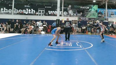 115 lbs Rr Rnd 1 - Elijah Roman, Triumph Blue - HSC vs John Shenk, Wayne Danger - HSC