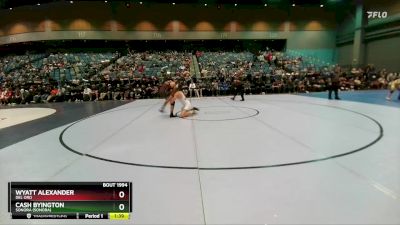 157 lbs 3rd Place Match - Wyatt Alexander, Del Oro vs Cash Byington, Sonora (Sonora)