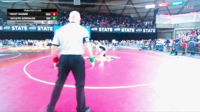 Girls 1B/2B/1A 125 Quarterfinal - Jayleth Gonzalez, Kiona Benton (Girls) vs Kiley Kaiser, Okanogan (Girls)