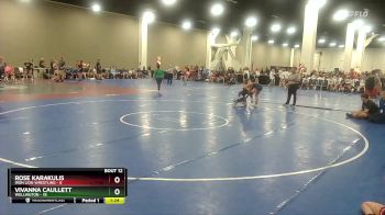 115 lbs Quarters & Wb (16 Team) - Vivanna Caullett, Wellington vs Rose Karakulis, Iron Lion Wrestling