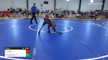 52 lbs Consolation - Aaron Lopez, Red Wave vs Amir Newman-Winfrey, Hammer Time