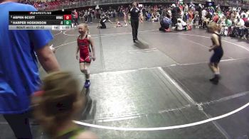57-62 lbs Cons. Semi - Aspen Scott, Wisner Rec Wrestling Club vs Harper Hoskinson, Junior Eagles