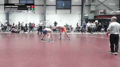 165 lbs Semifinal - Landon Kearns, Coast Guard vs Joseph Bolduc, New England College